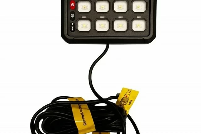 Panel de Control Digital 8 Pulsadores RGB 12V/24V Multifunción Panel de Control Digital 8 Pulsadores RGB 12V/24V Multifunción