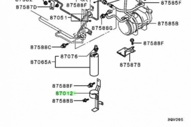 SOPORTE RECEPTOR DE AIRE ACONDICIONADO