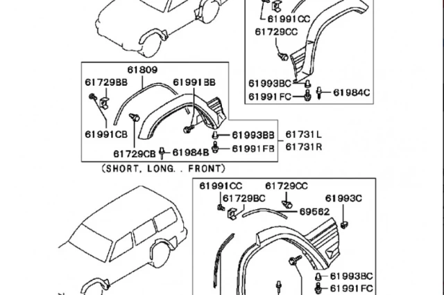 ALET�N DE PASO DE RUEDA TRASERO DERECHO