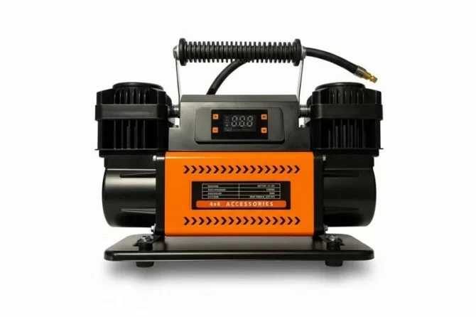 Compresor de Aire Portátil Digital - Doble Cilindro 12V Compresor de Aire Portátil Digital - Doble Cilindro 12V