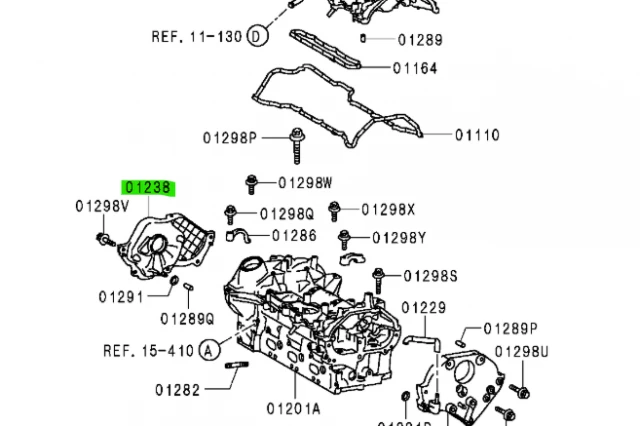 CUBIERTA DE EMPUJE DEL �RBOL DE LEVAS