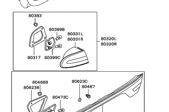 FARO TRASERO PARA LA TAPA DEL MALETERO