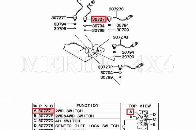 SENSOR TRANSFER PARA MONTERO DEL 2000> ORIGINAL LETRA A