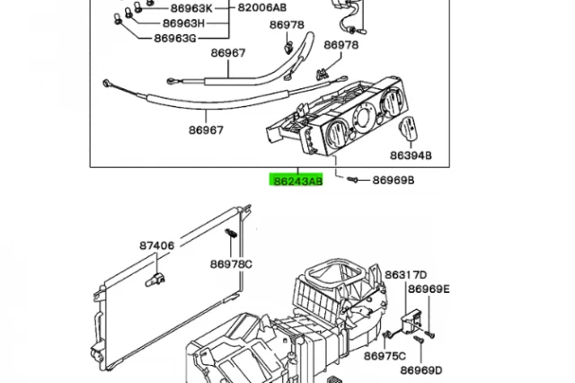 MANDO CALEFACCION / AIRE ACONDICIONADO