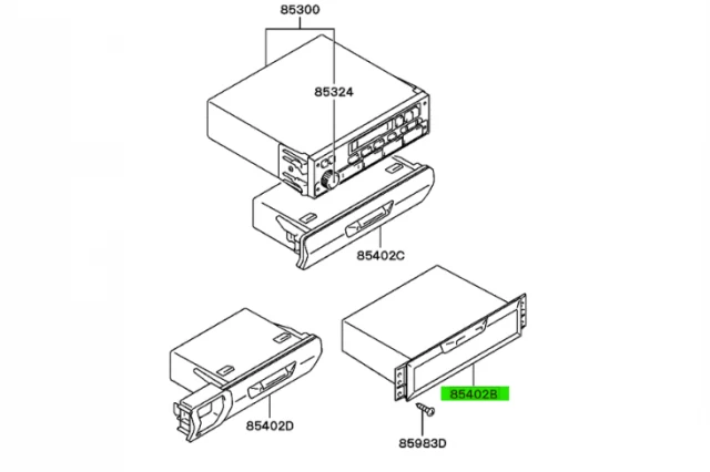 CAJ�N PARA ACCESORIOS DEL SISTEMA DE AUDIO