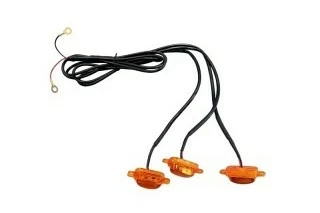 Kit de Luces LED Naranjas para Parrilla - 3 Puntos de Luz