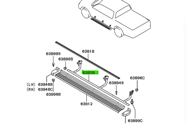 TUBO DE ESTRIBO LATERAL DERECHO
