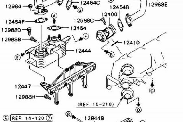 TUBERIA DE LA VALVULA DE EGR