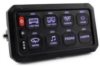 Panel de Control Digital 8 Pulsadores RGB 12V/24V Multifunci�n