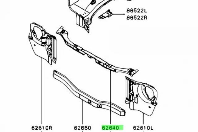 PANEL DE SOPORTE SUPERIOR PARA FAROS