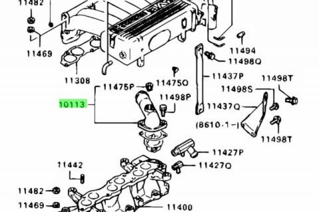 PIPA SALIDA TERMOSTATO