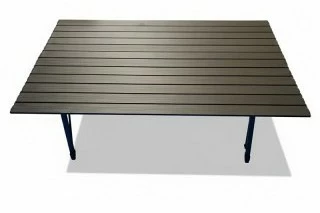 Mesa Plegable de Aluminio 120x70cm - Altura Ajustable
