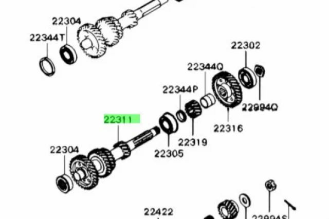 GRUPO DE EJE CONTRARIO, TRANSMISION