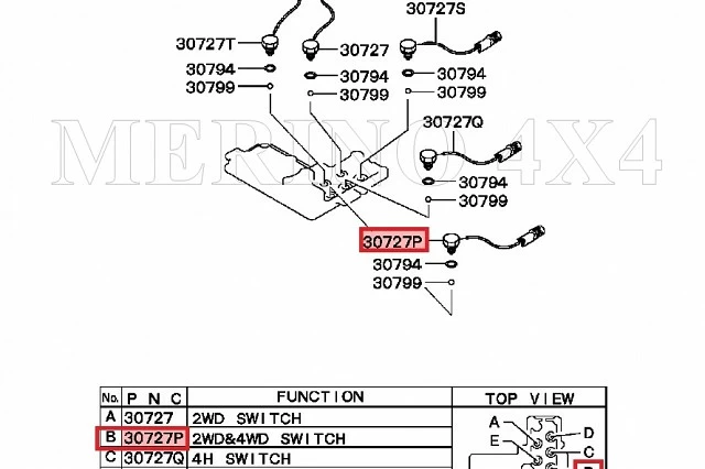 SENSOR TRANSFER PARA MONTERO DEL 2000> ORIGINAL LETRA B