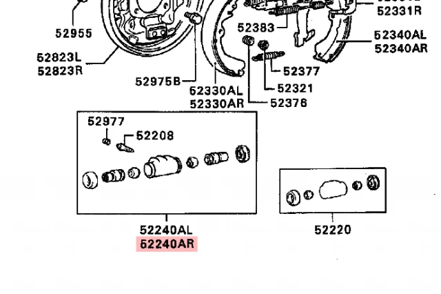 CILINDRO DE FRENO DE RUEDA TRASERO