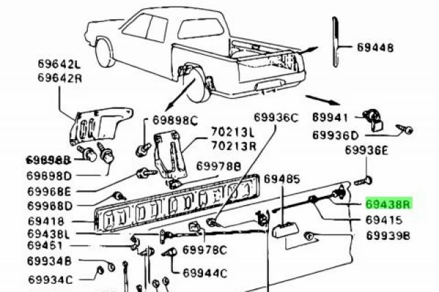 PESTILLO DE PUERTA DERECHA