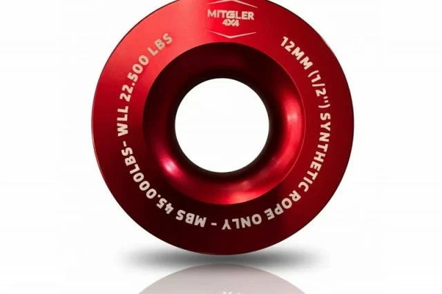 Anillo Rojo 100mm de Rescate para Cuerda Sint�tica