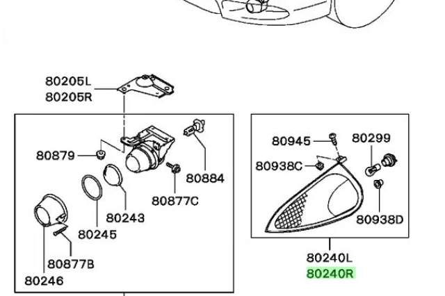 INTERMITENTE DERECHO PARA 3000GT
