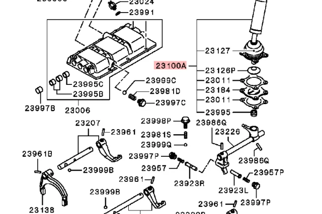 PALANCA DE CAMBIO DE MARCHAS