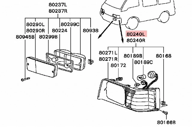 MOLDURA FAROS DELANTEROS PARA L300