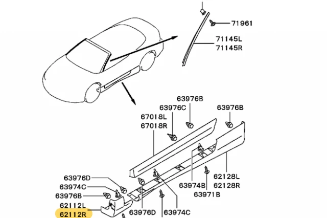 PRESA DE AIRE LATERAL DELANTERA DERECHA