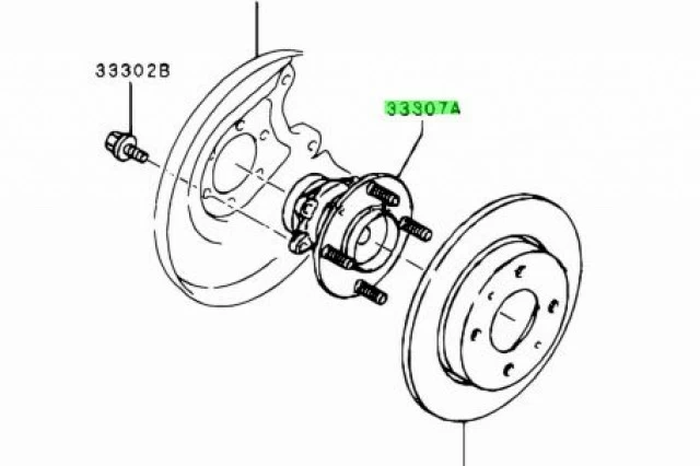 JUEGO DE COJINETE DE RUEDA EJE TRASERO