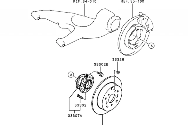 DISCO DE FRENO TRASERO (REAR BRAKE DISC)