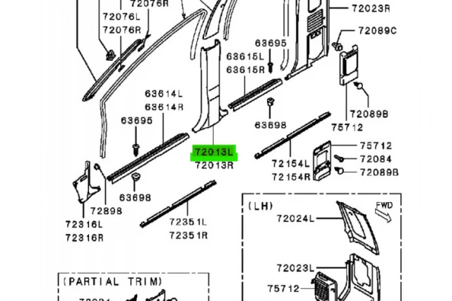 MOLDURA INFERIOR DEL PILAR CENTRAL IZQUIERDO