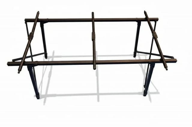 Mesa Plegable de Aluminio 120x70cm - Altura Ajustable