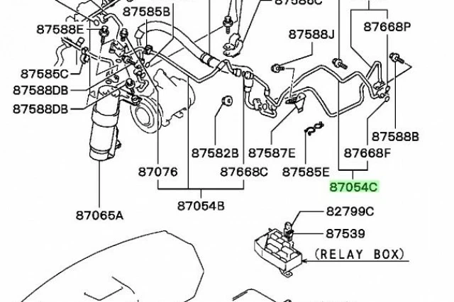 TUBERIA LIQUIDO REFRIGERANTE DE A/C