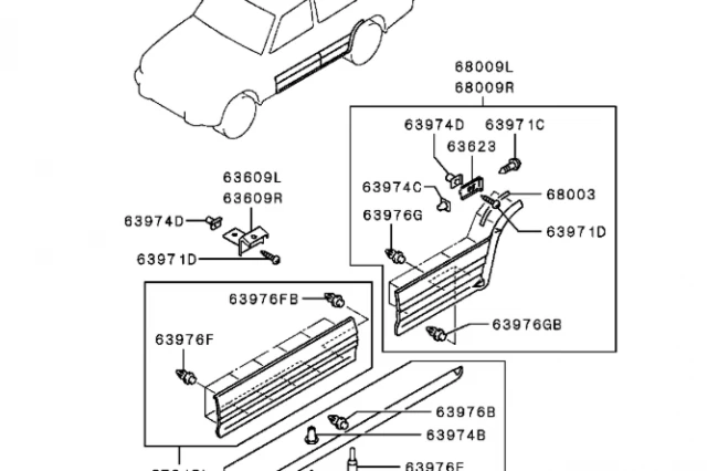 GUARNICI�N DEL FALD�N LATERAL IZQUIERDO