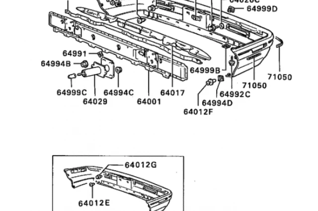 KIT DE PARACHOQUES TRASERO