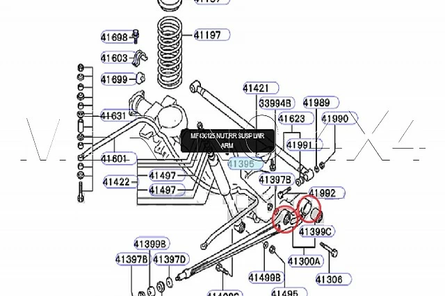 SILENTBLOCK TIRANTE EJE TRASERO PARTE TRASERA 64mm DEL 91 AL 04