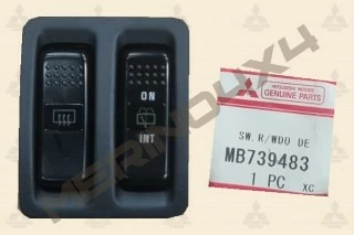 BOTONERA DE TERMICO TRASERO Y LIMPIAPARABRISAS TRASERO