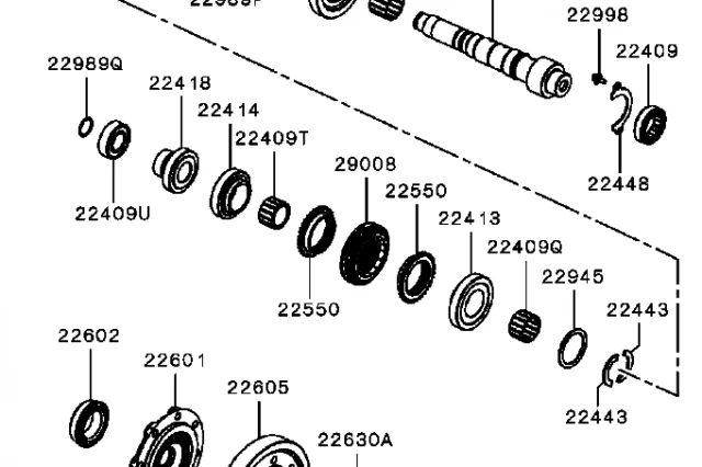 EJE DE ENTRADA DE TRANSMISION