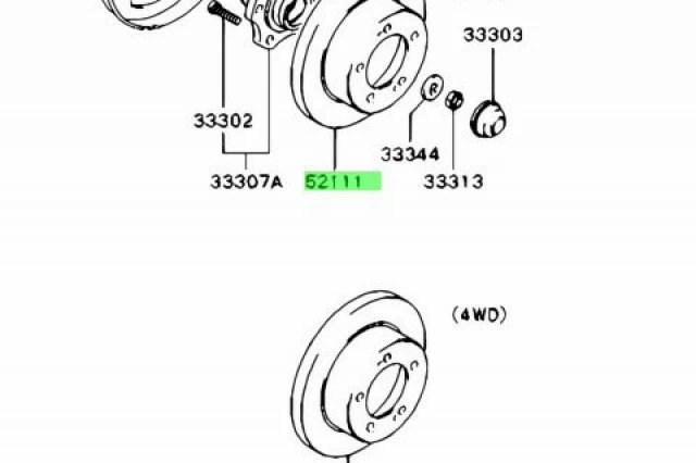 DISCO DE FRENO TRASERO