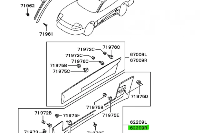 PRESA DE AIRE LATERAL DERECHO