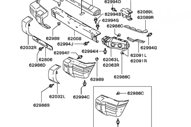 ACABADO DELANTERO DERECHO DEL PARAGOLPES