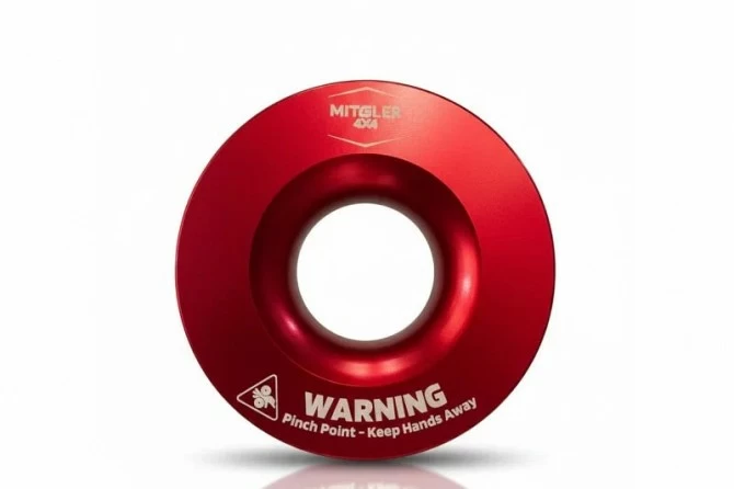 Anillo Rojo 100mm de Rescate para Cuerda Sint�tica