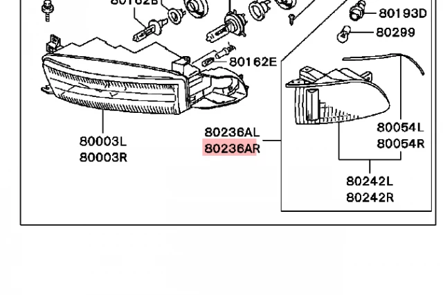 INTERMITENTE DELANTERO DERECHO HOMOLOGADO PARA GALANT (NO ORIGINAL)