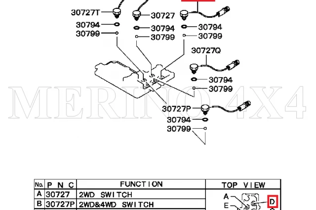 SENSOR TRANSFER PARA MONTERO DEL 2000> ORIGINAL LETRA D